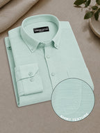 Turkish Blue Linear Linen Shirt
