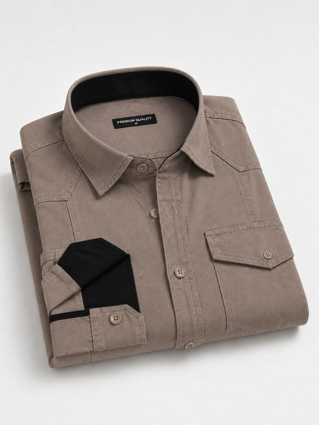 Pack Of 3 Cargo Style Khaki, Bottle Green & Brown Shirt