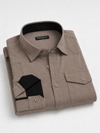 Pack Of 3 Cargo Style Khaki, Bottle Green & Brown Shirt