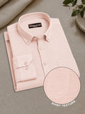 Peach Linear Linen Shirt