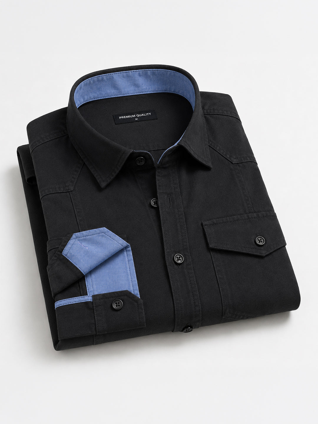 Pack Of 3 Cargo Style White, Wine & Black Shirt