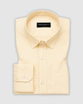 Lemon Stripe Oxford Shirt For Men
