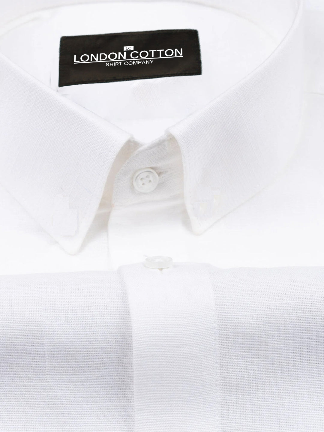 White Linear Linen Shirt
