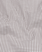 Beige Check Oxford Premium Cotton Shirt For Men