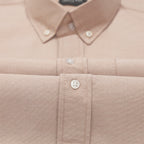 Oxford Cotton Beige Shirt For Men