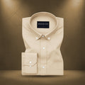 Oxford Cotton Cream Shirt For Men