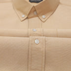 Pack of 2 Oxford Cotton Shirt For Men (Silver & Cream)