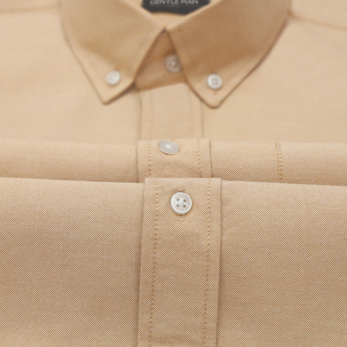 Pack of 2 Oxford Cotton Shirt For Men (Sky Blue & Cream)