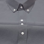 Oxford Cotton Dark Grey Shirt For Men