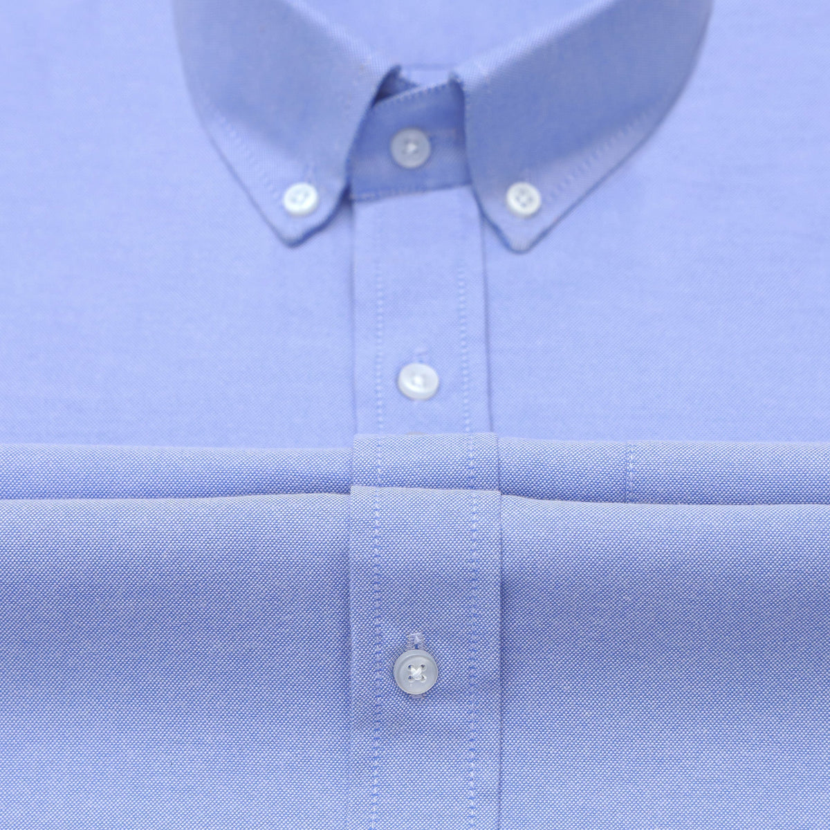 Pack of 2 Oxford Cotton Shirt For Men (Brown & Denim Blue)