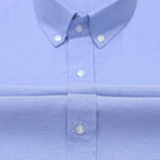 Pack of 2 Oxford Cotton Shirt For Men (Sea Green & Denim Blue)