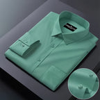 Premium Cotton Solid Shirt for Man (Green)