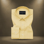 Oxford Cotton Lemon Shirt For Men