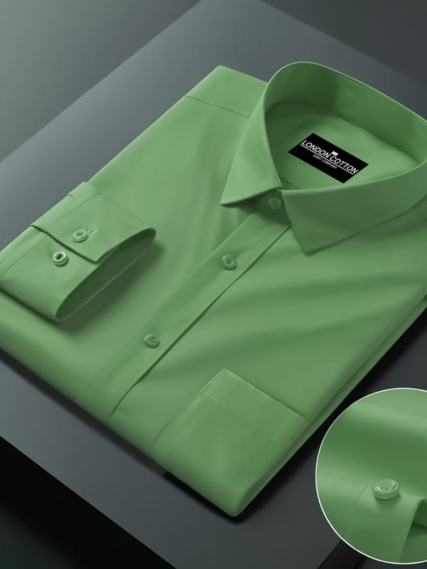 Premium Cotton Solid Shirt for Man (New Pista)