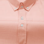 Pack of 2 Oxford Cotton Shirt For Men (Lime Green & Peach)