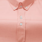 Pack of 2 Oxford Cotton Shirt For Men (White & Peach)