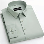 Plain Solid Cotton Shirt (Bottle Green)