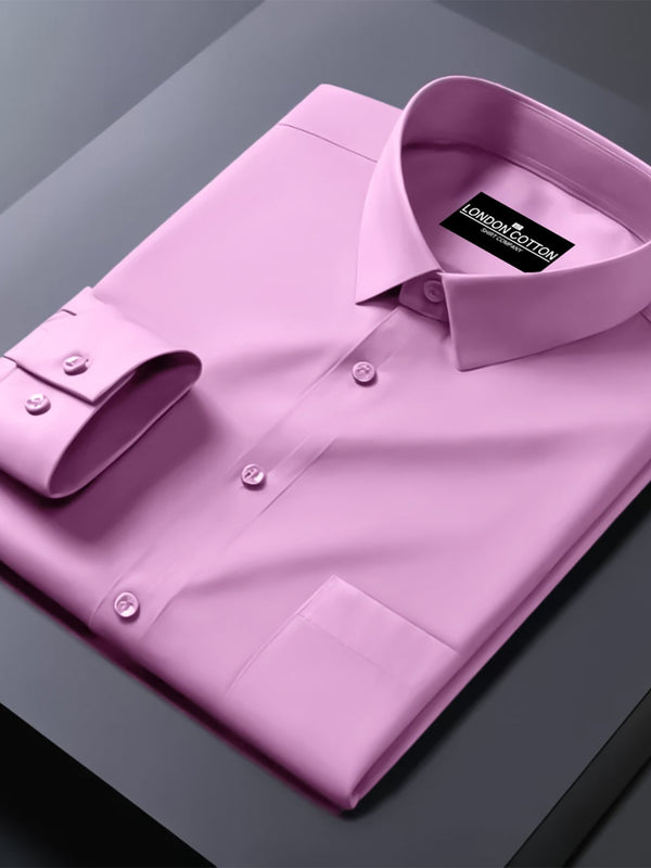 Premium Cotton Solid Shirt for Man (Rose Gold)
