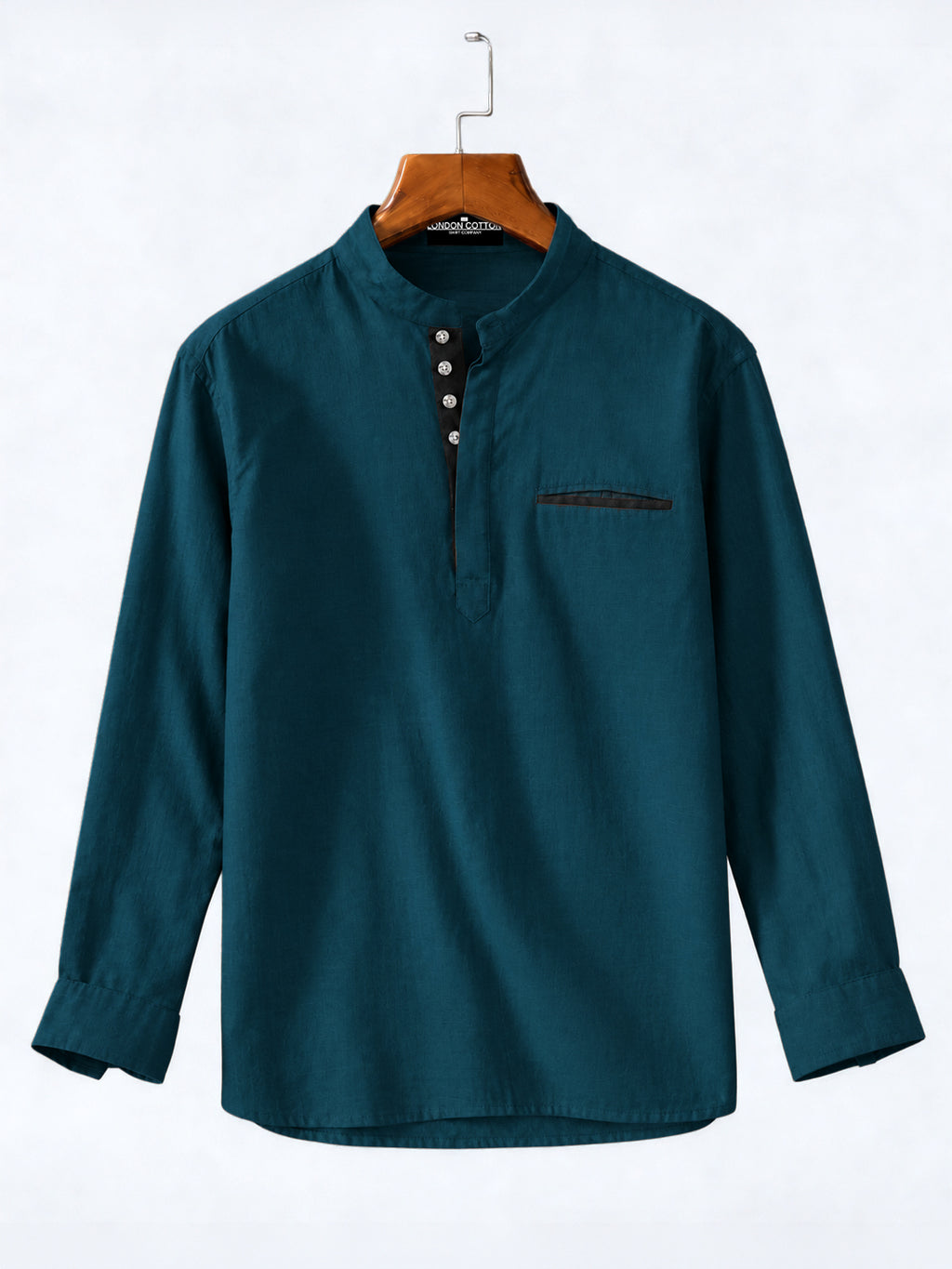 Casual Fit Royal Blue Kurta For Men