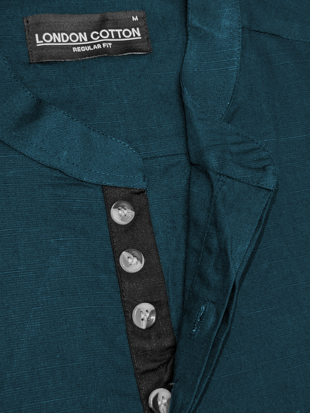 Casual Fit Royal Blue Kurta For Men