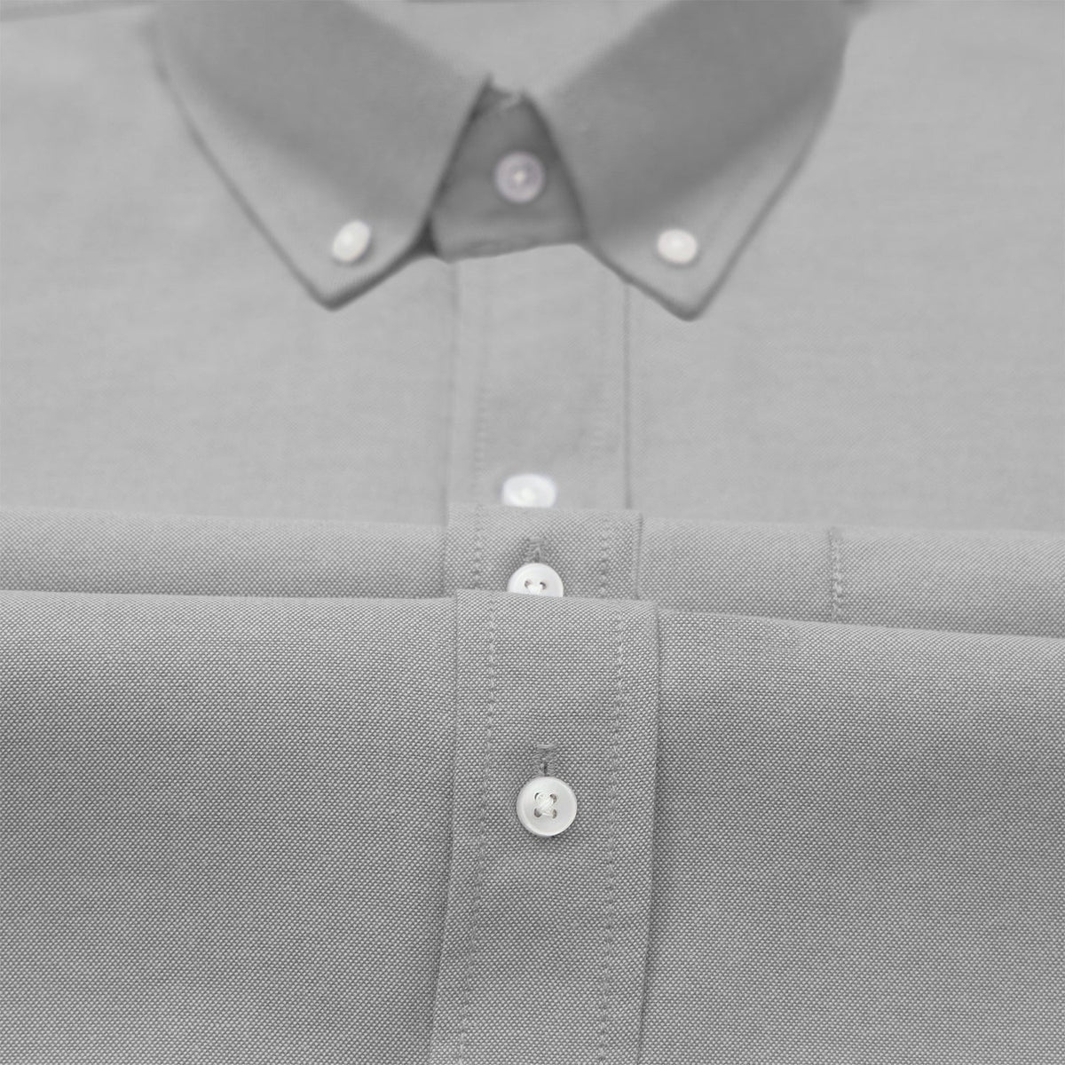 Pack of 2 Oxford Cotton Shirt For Men (Silver & Beige)