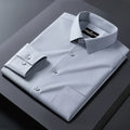 Premium Cotton Solid Shirt for Man (Silver)