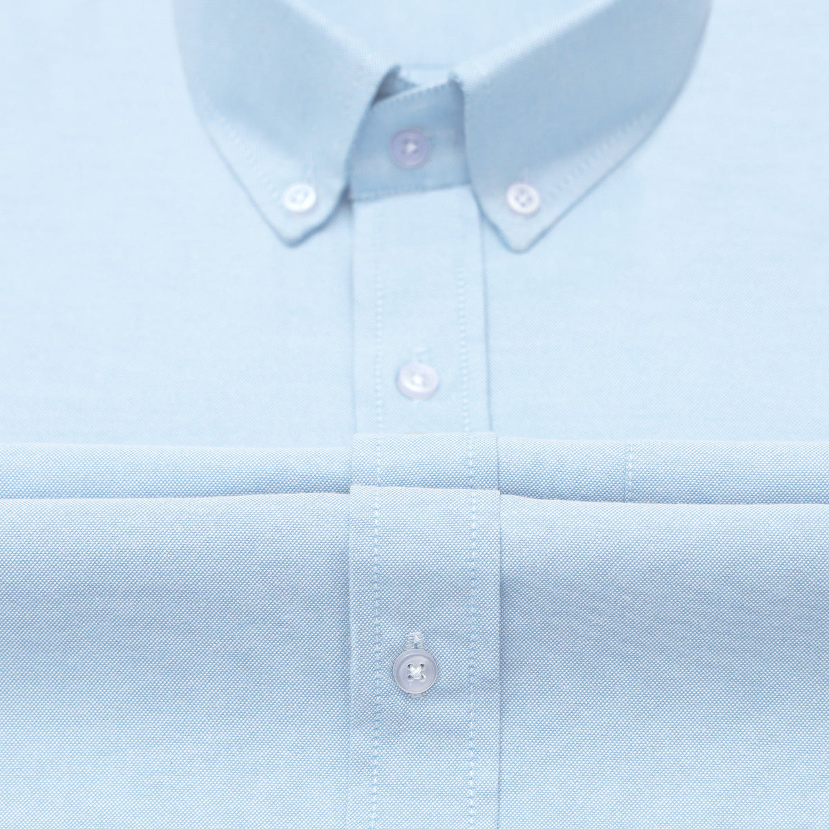 Oxford Cotton Sky Blue Shirt For Men