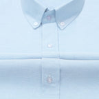 Pack of 2 Oxford Cotton Shirt For Men (Sea Green & Sky Blue)