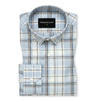 Skyline Classic Check Paper Cotton Shirt For Men