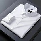 Pack of 2 Premium Cotton Solid Shirt for Man (Skin, White)