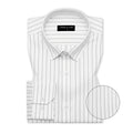 Bold Grey Pinstripe Oxford Shirt For Men