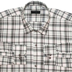 Forest Green Classic Check Cotton Blend Shirt for Men