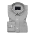 Bold Black Stripe Oxford Shirt For Men