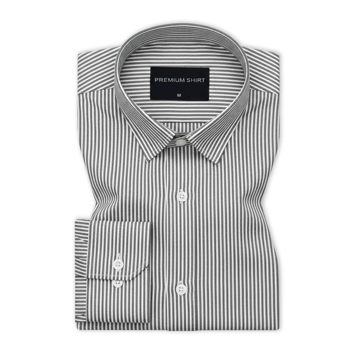 Bold Black & Bold Grey Oxford Pack of 2 Pinstripe Shirts