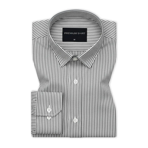 Bold Black & Bold Grey Oxford Pack of 2 Pinstripe Shirts