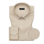 Beige & Charcoal Black Oxford Pack of 2 Pinstripe Shirts