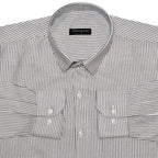 Bold Black Stripe Oxford Shirt For Men
